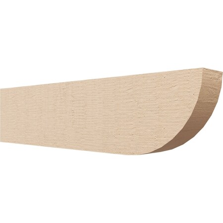 Ekena Millwork 4in. W x 8in. H x 32in. L Durham Woodgrain TimberThane Rafter Tail, Primed Tan RFTUR04X08X32DURRCPR